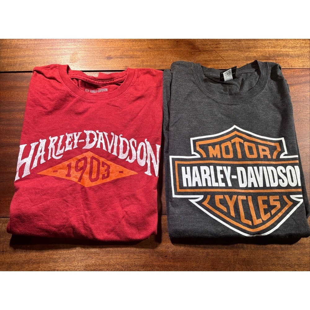 Harley Davidson XL Shirt Lot Of 2 Tifton Georgia